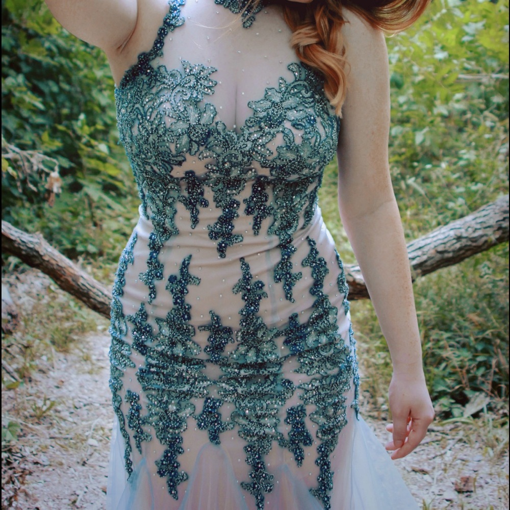 Blue Prom Dress